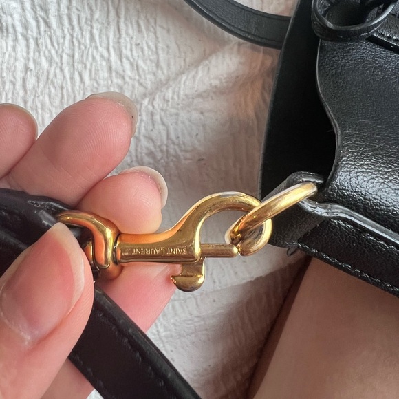 Yves Saint Laurent YSL Mini Shopper Tote Black - Picture 7 of 11